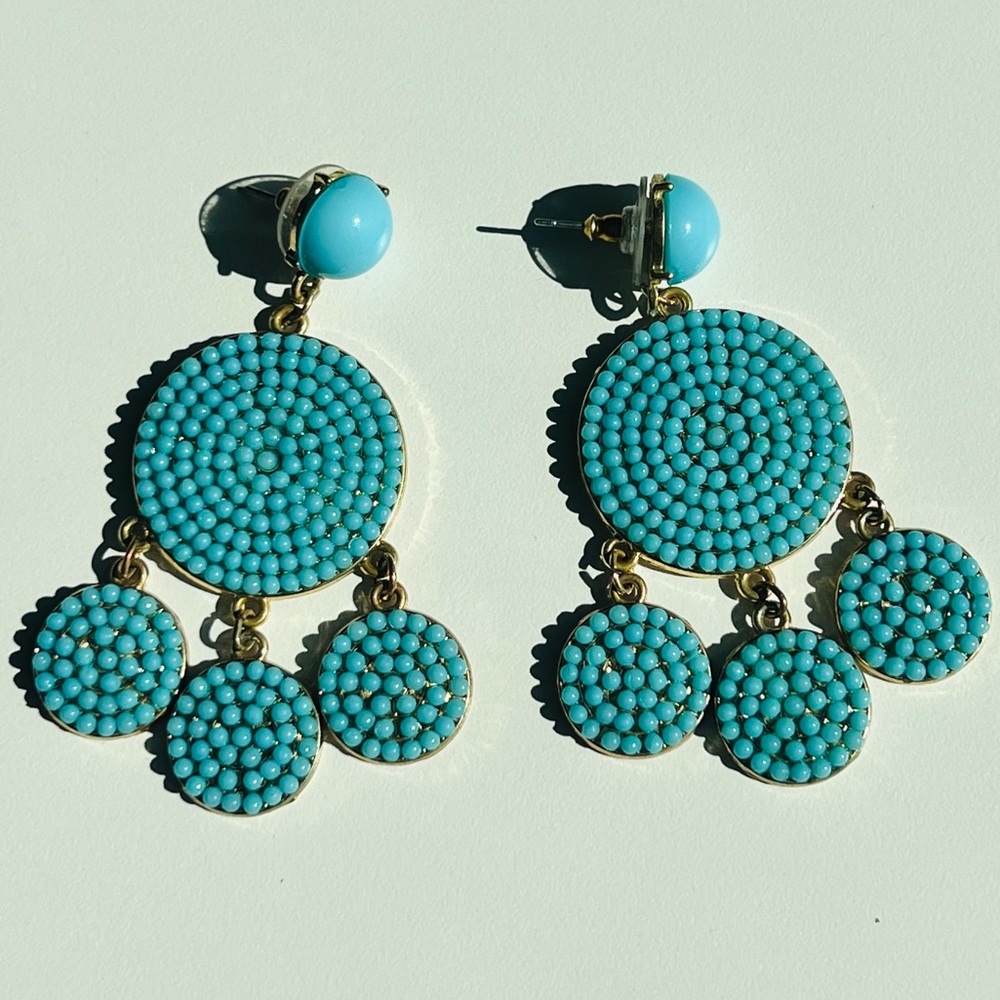 Sugarfix Turquoise Statement Earrings